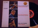 ELGAR  CELLO CONCERTO - SEA PICTURES - DU PRE/BAKER/BARBIROLLI ex+ HMV ASD 655