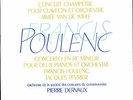 Francis POULENC, J. FEVRIER, VAN DE WIELE, P. DERVAUX French LP COLUMBIA FCX 677