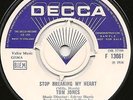 Tom Jones - Stop Breaking My Heart - Decca - DJ - N/SOUL