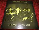 ELVIS PRESLEY   LP    LIVE ON STAGE  HILTON HOTEL  1972
