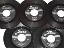 5x VG+ Beatles 45's:all Different Label 