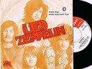 LED ZEPPELIN - BLACK DOG , PORTUGAL 7'' 45 RARE UNIQUE PS JIMMY PAGE