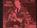 ELVIS PRESLEY 45 PS Love Me Tender RCA 6643 Dark Pink original CLEAN