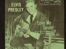 ELVIS PRESLEY 45 PS Love Me Tender RCA 6643 GREEN original CLEAN