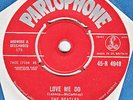 THE BEATLES - LOVE ME DO / P.S. I LOVE YOU - red Parlophone first pressing