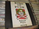 RARE DAVID PEEL & DEATH LP KING OF PUNK ORANGE RECORDS PRIVATE garage punk ACID