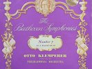 COLUMBIA SAX 2415 *BLUE/SILVER *OTTO KLEMPERER* BEETHOVEN SYMPHONY NO 7 *STICKER