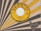 JOHNNY CASH I Walk The Line & Get Rhythm SUN LABEL 45 + juke box title strip NEW