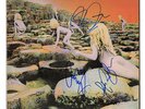 LED ZEPPELIN HOUSE OF THE HOLY SIGNED BY BAND - VINYL LP SLEEVE ONLY - ORIGINAL