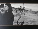 U2 BONO & THE EDGE ORIGINAL HAND SIGNED AUTOGRAPH JOSHUA TREE LP