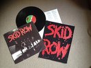 Skid Row, Skid Row LP, Record Vinyl and Backpatch Rare