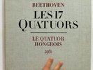 COLUMBIA FCX french 10xLPs QUATUOR HONGROIS - BEETHOVEN 17 string quartets EX+