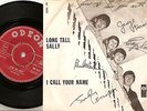 THE BEATLES LONG TALL SALLY NORWAY DANISH 45+PS 1964 RARE RED NORWEGIAN PRESSING