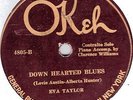 Eva TAYLOR - Down Hearted blues / 12th Street Rag