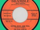 FOUR C-NOTES Mister Rock and Roll 45rpm Bramble 1957 teen rocker