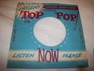 A TOP POP RUSH RELEASE SLEEVE, FOR BEATLES DEMO,S