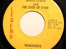 NORTHERN FUNK 45-JAMES LEWIS-MANIFESTO /SOME CALL IT LOVE on LEDGEND-NM