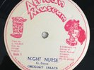 GREGORY ISAACS - night nurse b/w material man - AFRICA MUSEUM - M-//