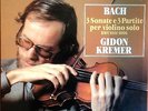 PHILIPS NL BOX BACH SONATAS PARTITAS VIOLIN SOLO GIDON KREMER - 3 LP`s- NM