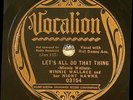 Minnie Wallace and her Night Hawks, Vocalion 03154, EE- / V+