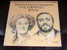Verdi: LA TRAVIATA LUCIANO PAVAROTTI Bonynge JOAN SUTHERLAND London 3-LP