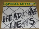CAPITAL LETTERS Headline News- UK orig LP - Greensleeves Records - Rare