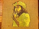 Bob Marley Rastaman Vibration LP Super RARE Hemp Burlap Promo Box w/ Book Reggae
