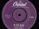 Frank Sinatra - My Blue Heaven / Sentimental Baby - RARE Finland issue 1961