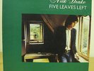 NICK DRAKE Five Leaves Left EARLY PINK RIM 2nd PRESS w/REVERSED TRACK LISTING