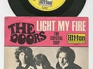 the DOORS light my fire crystal ship 45 rare GERMAN press PSYCH picture sleeve