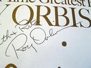 ROY ORBISON - Greatest Hits - 1972 UK G/F Vinyl 2-LP **SIGNED** + GIG TICKETS EX