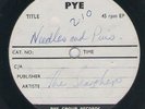 THE SEARCHERS  2 SIDED ACETATE  NEEDLES AND PINS / SATURDAY NIGHT OUT