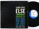 CANNONBALL ADDERLEY Somethin' Else LP on Blue Note 63rd DG mono