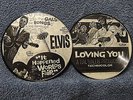 ELVIS PRESLEY  LOVING YOU & IT HAPPENED AT THE WORLD'S FAIR USA 1980'S PIC DISCS