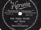 Herwin 92401 SON HOUSE Jinx Blues/Pony Blues in E PRE-WAR DELTA BLUES MASTER