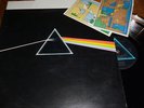 PINK FLOYD Dark Side of the Moon Vinyl LP EMI Harvest SHVL804 Stickers & Poster