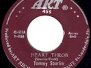 ART ROCKABILLY - TOMMY SPURLIN - HEART THROB - RARE  ORIGINAL 45' rpm