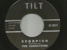 ROCKABILLY SURF TITTYSHAKER INSTRO--CARNATIONS-- SCORPION  -HEAR BOTH -1961 TILT
