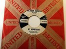 HEAR Four Horsemen 45 My Heartbeat PROMO RARE Doo wop United Artists 134