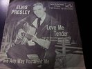 Elvis Presley-Love me tender/Any way you want me 45 w/Picture sleeve GREEN
