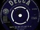 THE POETS:THAT'S THE WAY IT'S GOT TO BE/I'LL CRY WITH THE MOON:DECCA DISK G++