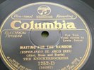 KNICKERBOCKERS 78rpm Waiting For The Rainbow Where The Daisies COLUMBIA 1252 M