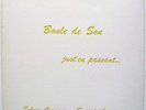 BOULE DE SON Just' en passant PROG FOLK ROCK  PRIVATE Canada QUEBEC LP