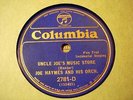 JAZZ JOE HAYMES OR Uncle Joe's Music Store/I Cover The Waterfront COLUMBIA 2781