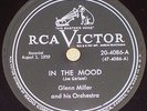 Glenn Miller-In The Mood/A String Of Pearls RCA Victor 20-4086 78 N-/E+