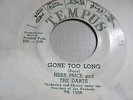 HERB PRICE AND DARTS Gone Too Long 45 TEMPUS promo doowop 50s VG+ orig