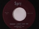 Rare Harmonica blues 45 - Harmonia Slim SPRY hear