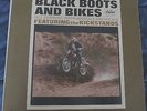 THE KICKSTANDS Black Boots and Bikes LP rare 1964 hot rod surf w/ poster G USHER