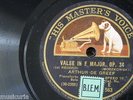 78rpm ARTHUR DE GREEF moszkowski valse E maj op.34 , 1&2 , E 563