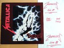 METALLICA - Burrn Live 1988 Newsted & co.  DOUBLE LP * very rare classic SLAYER